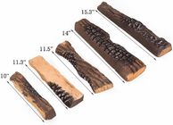 Inorganic Gas Fire Logs 5 Pieces S08-04 Ceramic Logs For Fire Pit Zero Clearance